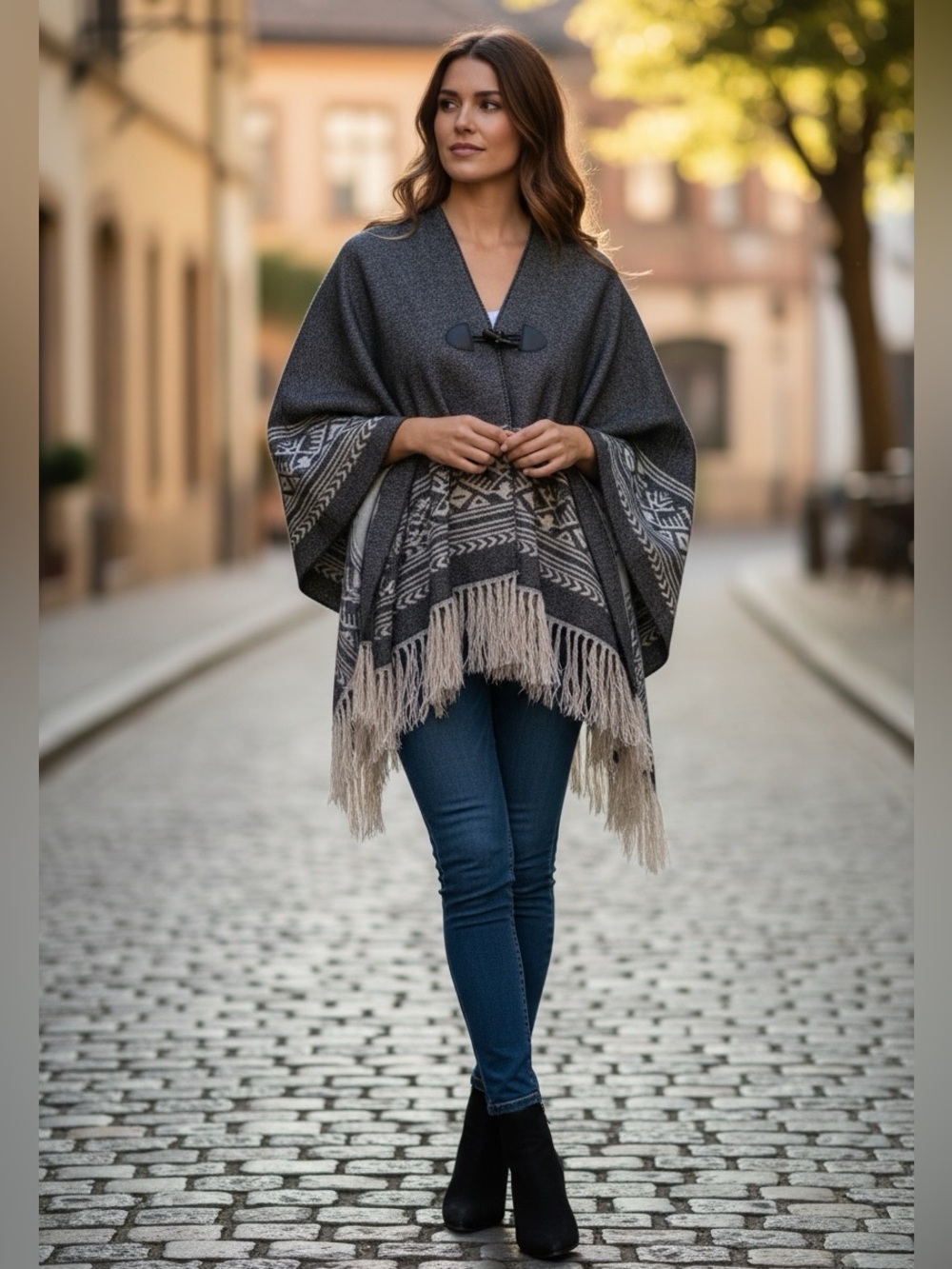 Elan cape/poncho/shawl ONE SIZE